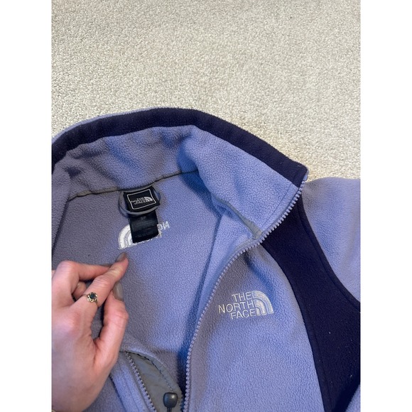 North Face Women's Fleece Jacket Lavender Purple Full Zip Pockets Size Small - Picture 4 of 7
